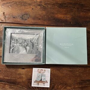 x2 Mariposa Silver Picture Frames